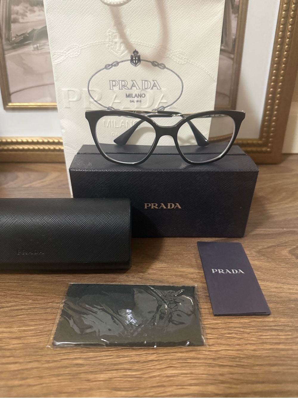 PRADA Eyeglasses VPR11T Black